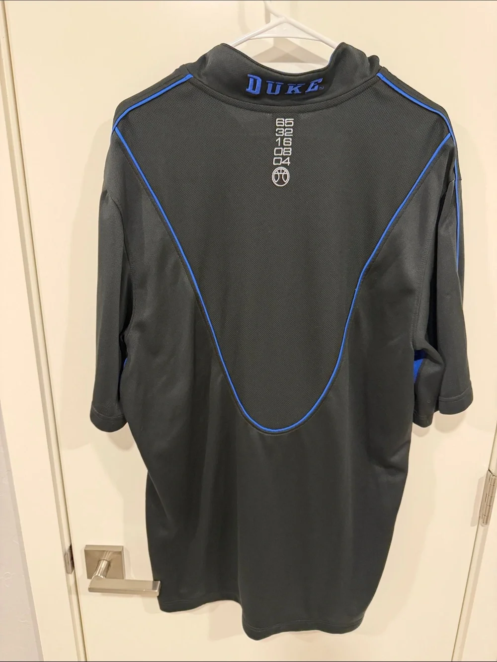Nike Duke Blue Devils Black & Royal Half-Zip Pullover